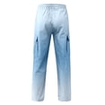 thumbnail image 6 of Tiijoy Boys Gradient Cargo Pants Kids Outdoor Casual Straight Leg Pants, Size 5-16, 6 of 6