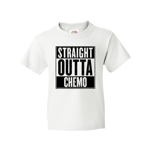 Inktastic Straight Outta Chemo Youth T-Shirt