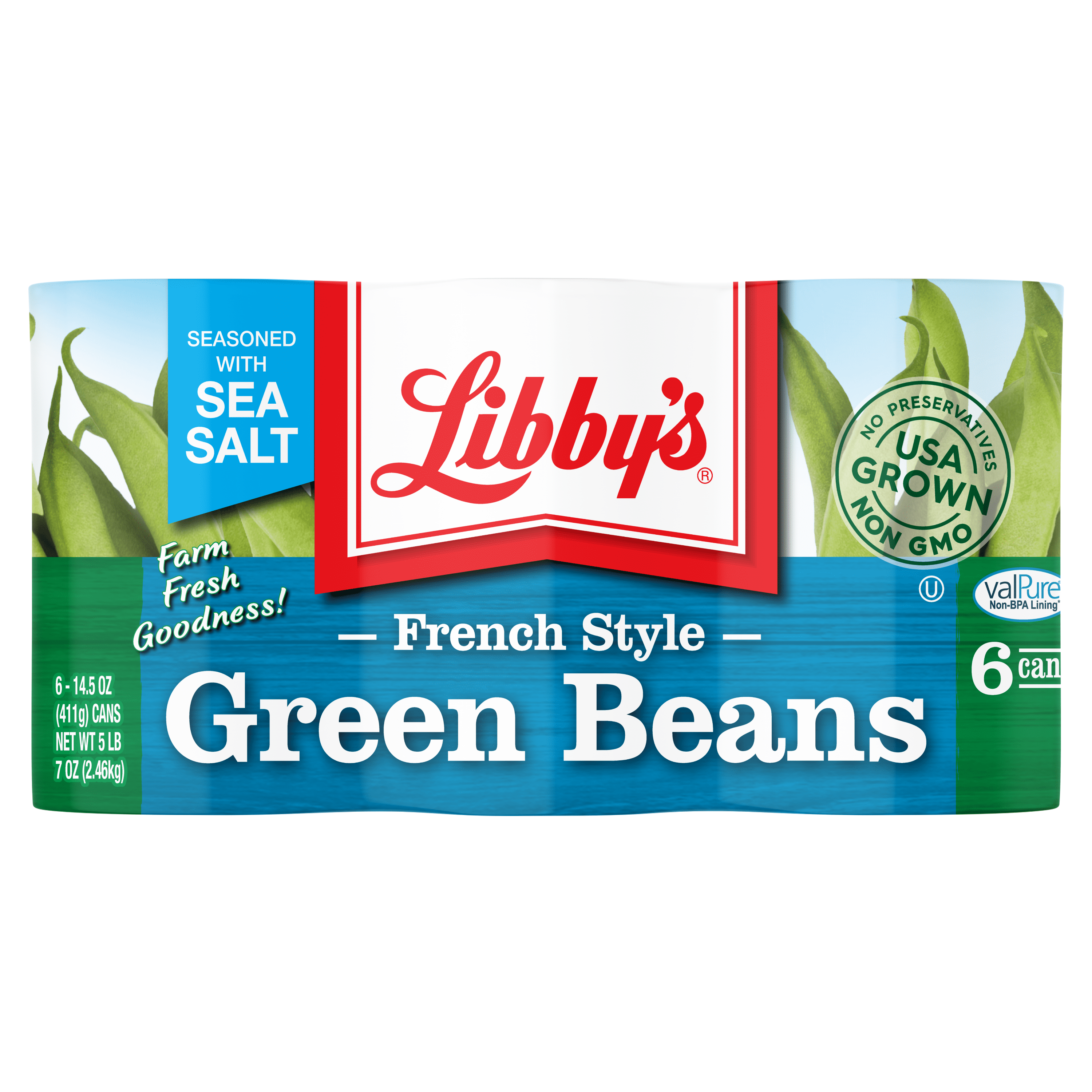 (6 Cans) Libby's French Style Green Beans, 14.5 oz