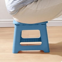 Folding Step Stool Step Stool Holds Up to Plastic Foldable Step Stools Non-Slip Surface with Carry Handle Collapsible Stool for Home, Outdoor and Indoor