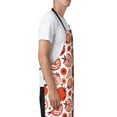 thumbnail image 3 of Bingfone Hand Drawn Tomatoes Apron Gifts For Men, Women Professional Grade Chef Apron for Kitchen,BBQ & Grill, 3 of 8