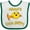 White and Green, variant on Inktastic Mama's Little Guppy Cute Yellow Fish Boys or Girls Baby Bib
