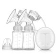 thumbnail image 1 of Extractor de leche eléctrico bilateral, portátil, artículos para madres e hijos, indoloros, recolector automático de leche con ordeño, 1 of 4