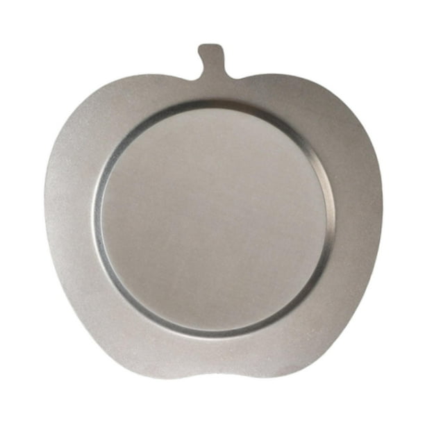 Plato para servir frutas Bandeja para servir ensalada Plato de acero inoxidable Plato de manzana Cena 20 centímetros