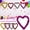 🔥 Gold, variant on Viflosae Spring Wreath for Front Door Wreath Valentine's Day Heart Shape Garland Wall Hanging Decoration Party Pendant