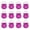 Purple, variant on 2.75 in. 12 Pcs Halloween Creepy Witch Buckets — Bold Colors with Eerie Details, Halloween Decorations for Halloween Parties & Trick or Treat Nights — perfect for Costume Parties with spooky setups