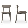 thumbnail image 2 of Moe's Home Collection Kent Outdoor Dining Chair Taupe - Set Of Two Plastic, 2 of 6