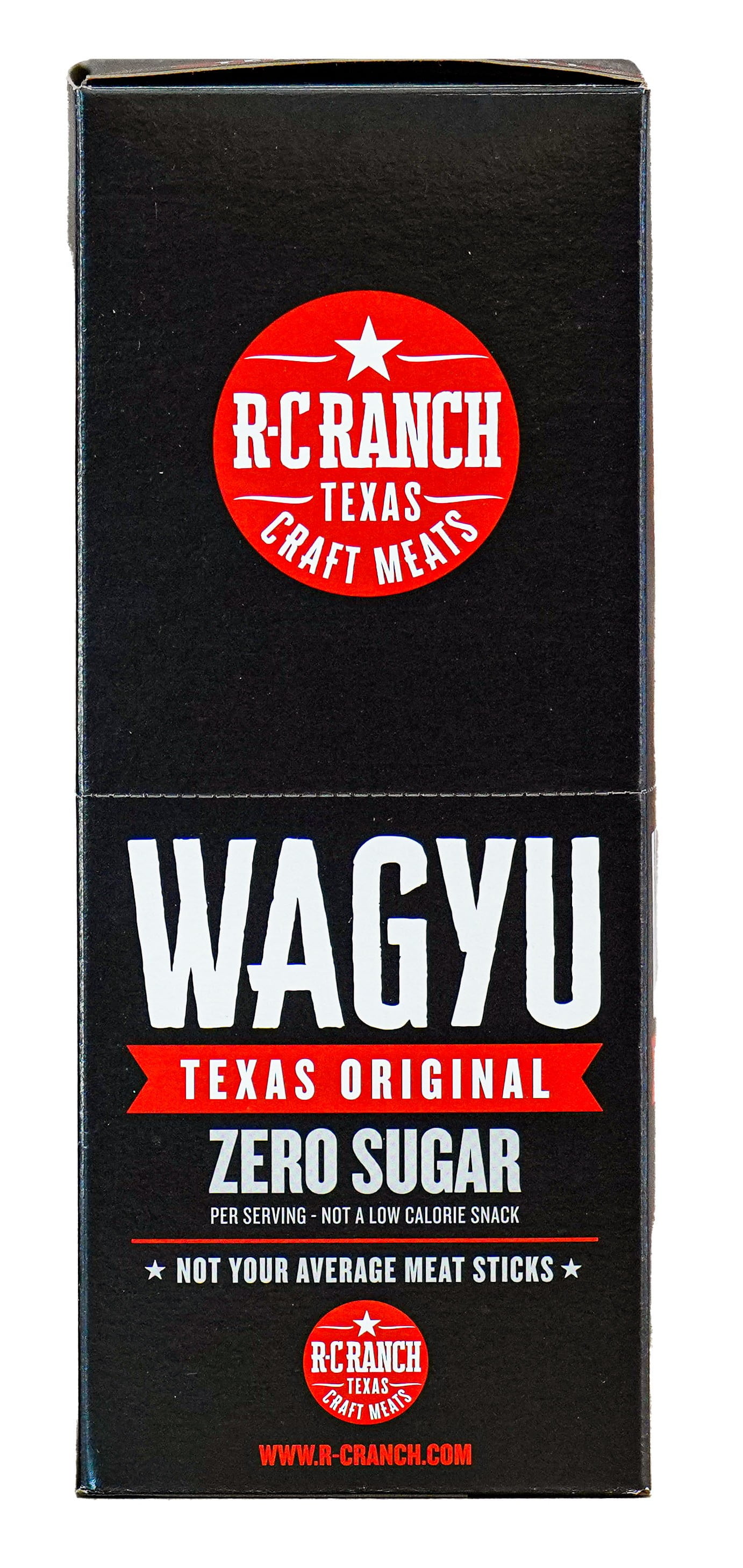 R-C Ranch Wagyu Beef Stick 1oz Single Stick, Original Zero Sugar (24 Sticks)