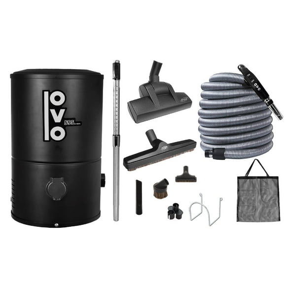 OVO Aspirateur-Traîneau Puissant et Polyvalent, Aucune Tuyauterie Requise - 595 Airwatts
