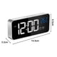thumbnail image 4 of Reloj despertador digital grande para personas con problemas de visión - Reloj eléctrico grande para dormitorio, pantalla de números gigantes, atenuador de brillo totalmente regulable, puertos USB, 12/24 horas, volumen de alarma ajustable Zhivalor  OTTO-223344-1, 4 of 8