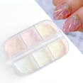 thumbnail image 4 of Fiudx Polvo para Uñas, Brillo Holográfico Perlado, Acabado Espejo, Manicura Efecto Arena, Ideal Salón de Belleza, Ideal para Principiantes, Regalo para Amantes de Las Uñas., 4 of 7