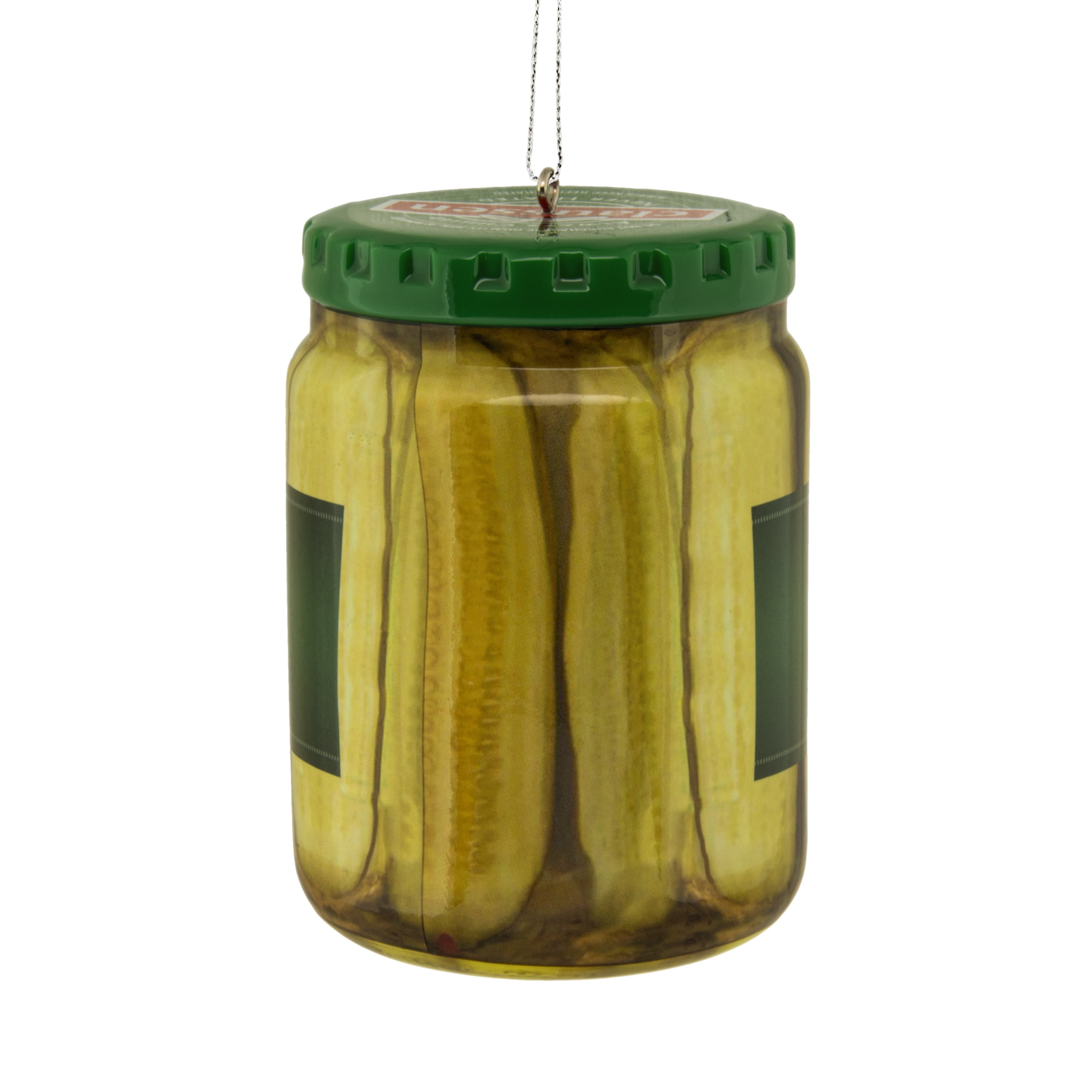Hallmark Christmas Ornament (Kraft Claussen Pickles Jar, Shttrprf), 1 Count