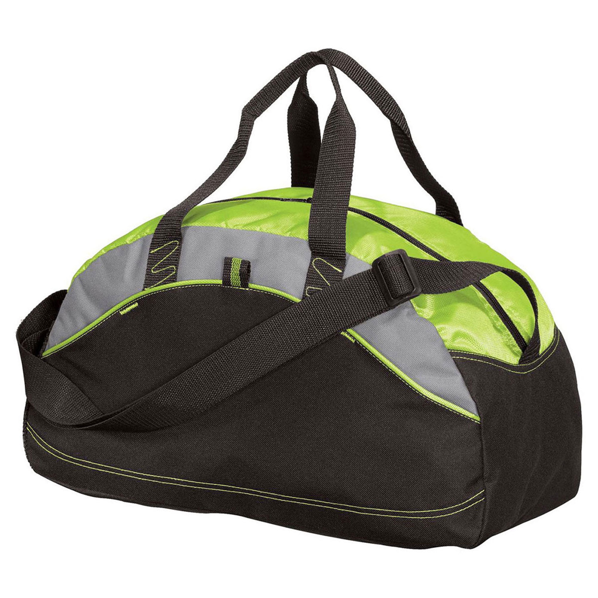 Port & Company Adjustable Shoulder Strap Front Pocket Duffle Bag - 0