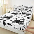 thumbnail image 3 of Castle Fairy Children Cartoon Truck 3pcs Twin Sheet Sets,Construction Vehicles Twin Fitted Sheet,Equipment Car Breathable Flat Sheet,Ultra Soft Home Decor, 3 of 7