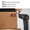 thumbnail image 4 of TFixol MJ-1400DB Lecteur de Codes-Barres 2D Sans Fil USB Bluetooth Batterie Intégrée Noir, 4 of 6