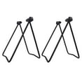 thumbnail image 1 of 2 Pcs Space Saving Bike Storage Iron Black For Outdoor Use, 1 of 6