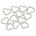 thumbnail image 3 of 16er Conjunto Srass Banda Hebillas Deslizante Cinturón Hebilla Hebilla Deslizante Rhinestone Banda Boda Tarjeta Invitación Favor Yotijar Hebilla de la cinta, 3 of 9