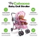 thumbnail image 3 of Carriola de Juguete Joovy Caboose Tandem Rosa con Puntos, 3 of 7