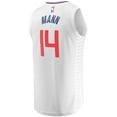 thumbnail image 3 of Men's Fanatics Terance Mann White LA Clippers Fast Break Player Jersey - Association Edition, 3 of 3