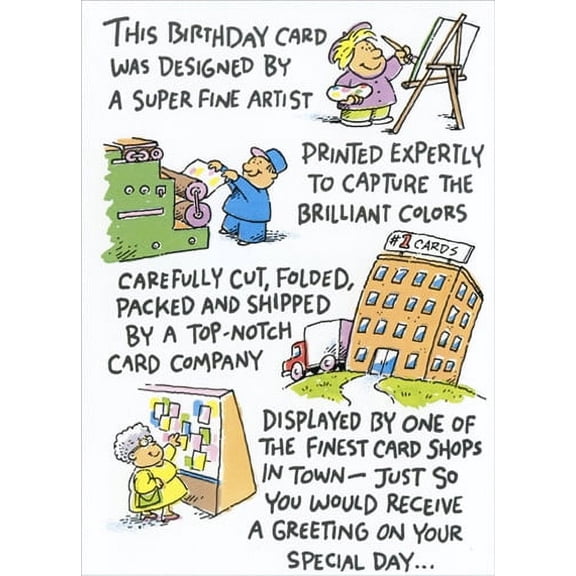 Freedom Greetings High Quality Card Funny / Humorous Birthday Card