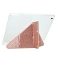 thumbnail image 2 of ELEHOLD For iPad 5th/6th/8th Generation Case, 9.7 inch, Bling Magnetic Flip PU Leather Shock-Absorbent Multi-Angle Kickstand Full Protection Case Cover,Rosegold, 2 of 9