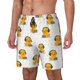 thumbnail image 1 of Fotbe Cute Duck With Headphone Traje de Baño para Hombre – Shorts de Natación de Secado Rápido con Forro y Bolsillos-Medium, 1 of 6