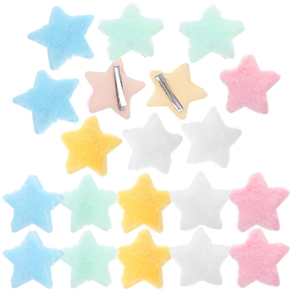 OFFIGAM Star Hairpins for Women Assorted Color 20Pcs