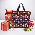 thumbnail image 6 of Honeii Turkey And Thanksgiving Print Tote Bag, Reusable Grocery Shopping Bag,Shoulder Bag with Inner Pocket, 6 of 7