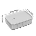 thumbnail image 3 of EARKITY Seasoning Box, Spice Pots, Clear Seasoning Boxes, Storage Container Condiment Jars, Sealed Divided Storage Box, Spice Jar for Spice Salt Sugar Pepper Cereals Snacks Flour Rice, 3 of 5
