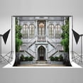 thumbnail image 1 of EREHome Polyester Fabric 7x5ft Grey Palace Photography Backdrop Children Castle Photo Background, 1 of 2