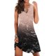 thumbnail image 3 of WILLBEST Vestidos de Verano para Mujer, Vestido Holgado de Verano sin Mangas con Estampado Floral y Cuello En V, Vestido Informal de Playa con Agujeros, Minivestido Mediana​​, 3 of 3
