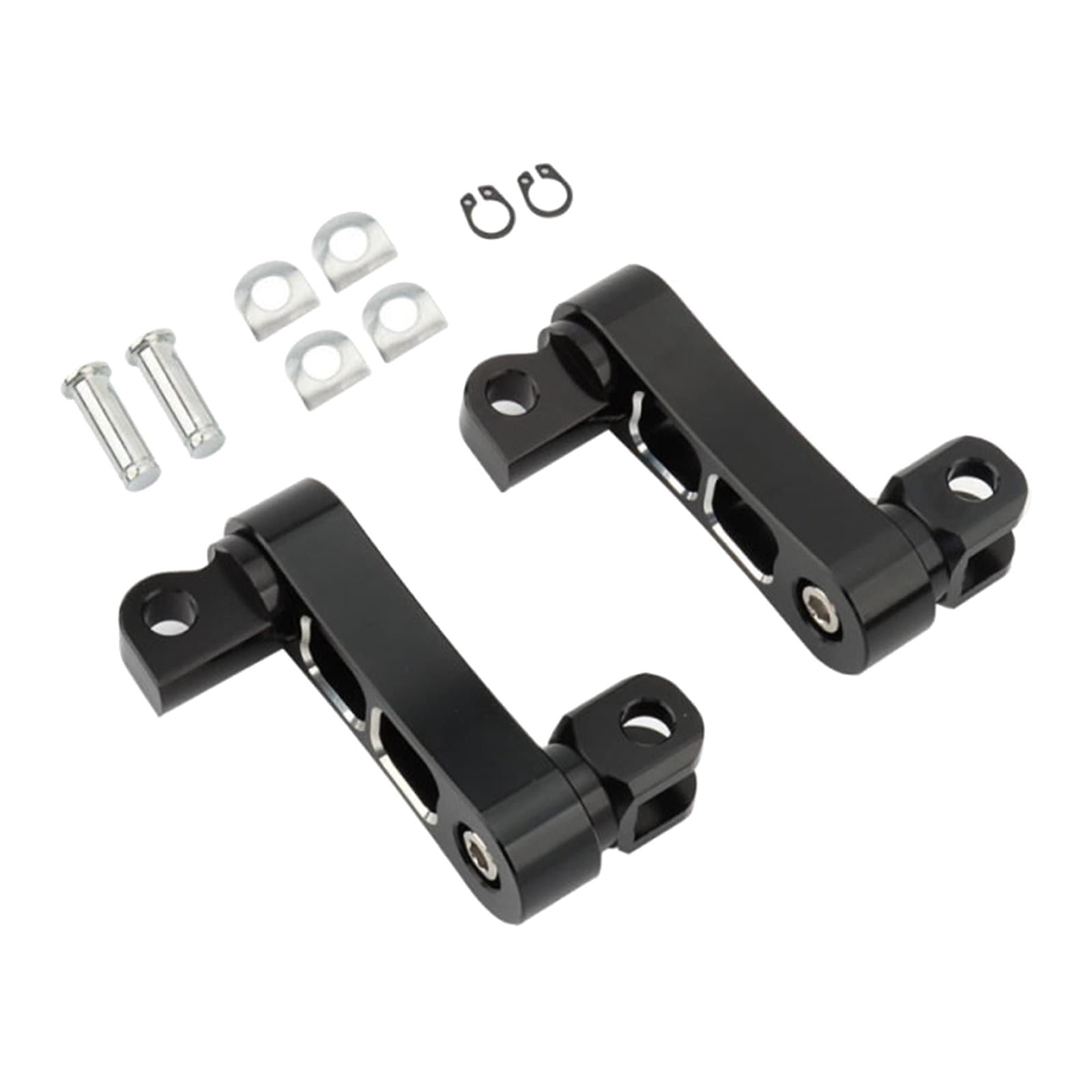 Motorcycle Passenger Footpegs Extensions Adjustable Replaces