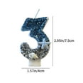 thumbnail image 3 of xaoyunyn Sparkling Sea Star Digital Candle for Birthday Cake and Party Decorations Wax Candle Suit for Boys and Girls Birthday Celebrations Suit for Themed Parties and Special Occasions, 3 of 6