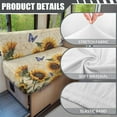 thumbnail image 6 of XYZCANDO Sunflower Butterfly RV Dinette Cushions Stretchable Camper Accessories for Inside Couch Cushion Covers Comfortable Furniture Covers Loveseat Sofa Chair Cover, 6 of 7