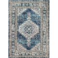 thumbnail image 1 of Bashian D113-TE-76X96-MH103 Dakota Collection Geometric Transitional Polypropylene Power Loom Area Rug, Teal - 7 ft. 6 in. x 9 ft. 6 in., 1 of 1