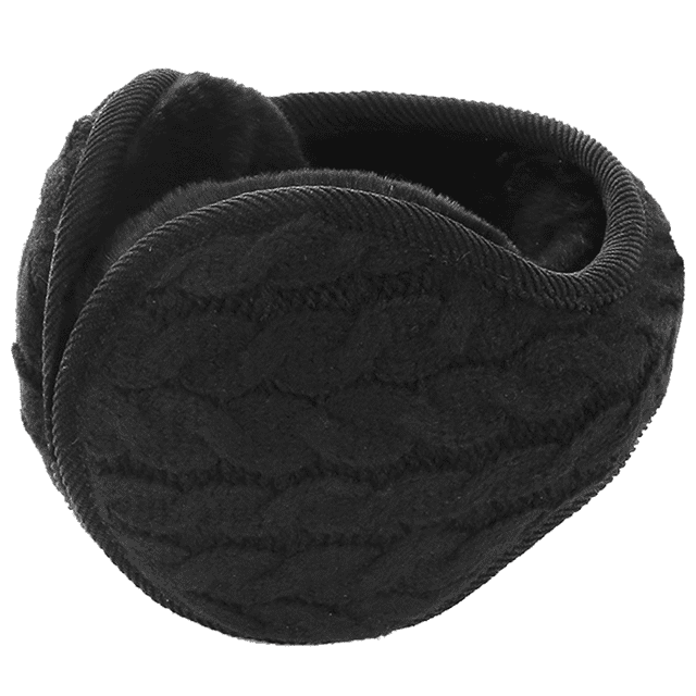 Calentadores de orejas de punto cálidos, orejeras plegables, orejeras de invierno, Unisex