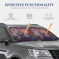 thumbnail image 4 of Vsdgher Fireworks2 Print Car Windshield Sun Shade, Reflective Sunshade Window Sunshade Sun Visor Protector Fit for Cars,Trucks,SUVs-Medium, 4 of 6
