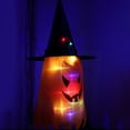 thumbnail image 3 of Halloween Scary Colorful Ghost Decorative Light, Abundant Hideous Expression Ghost With Witch Hat Colorful Decorative Lights for Halloween Home Decor Indoor Outdoor Hanging Decorations, 3 of 5