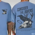 thumbnail image 2 of "Consider The Ravens" Inspired Graphic Tee – Unique Nature and Scriptural Message Design, 2 of 5