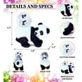 thumbnail image 3 of Puzzled Panda Bear and Cub Snow Globe (45mm) - 3.8 inch, 3 of 7