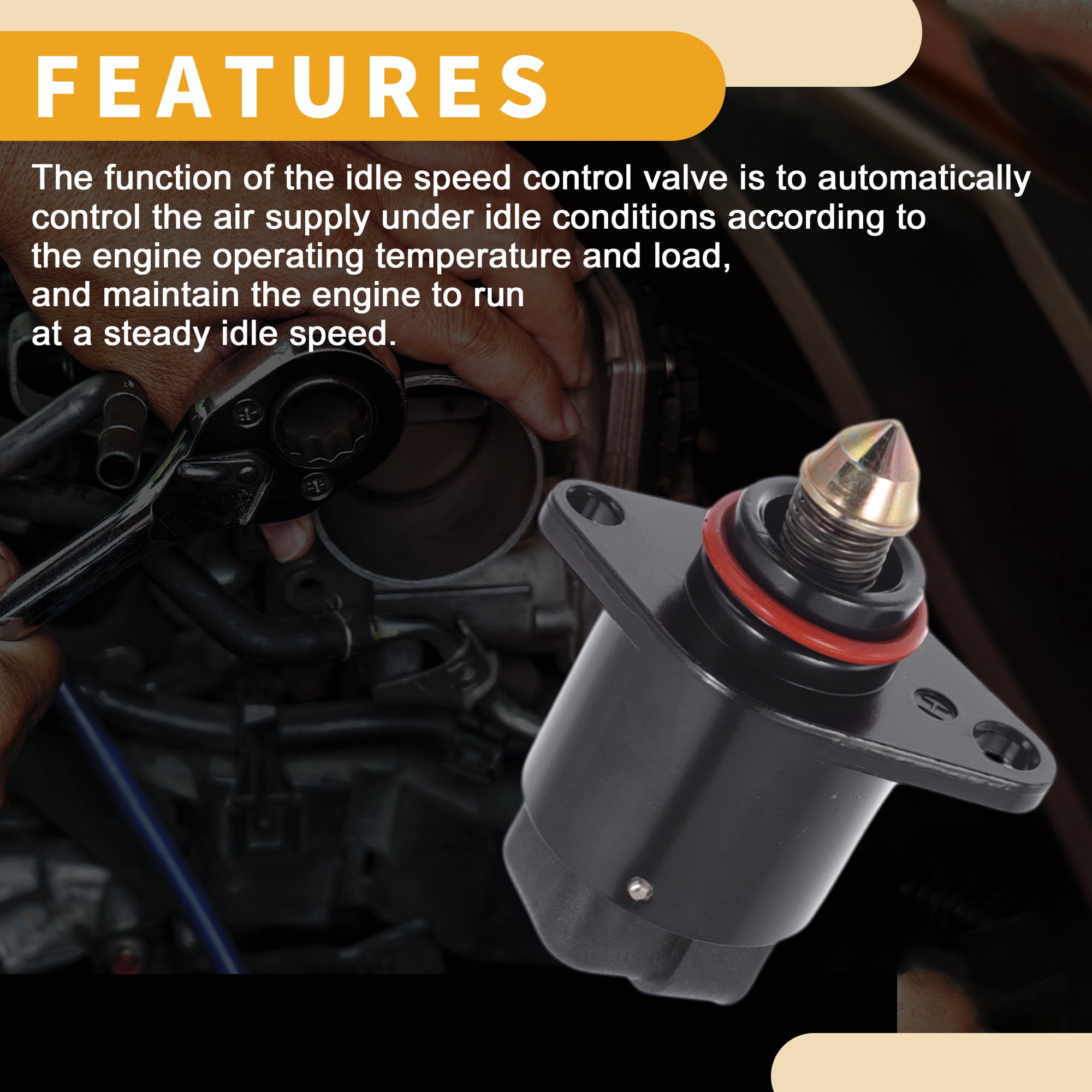 Unique Bargains Idle Air Control Valve for Chevrolet Blazer S10 2.2 L43 1994-2005 Replace