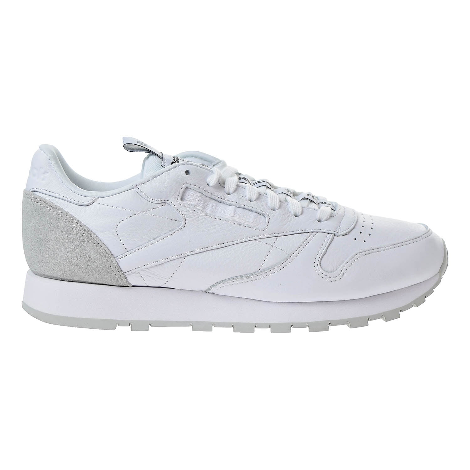 reebok classic suede mens white