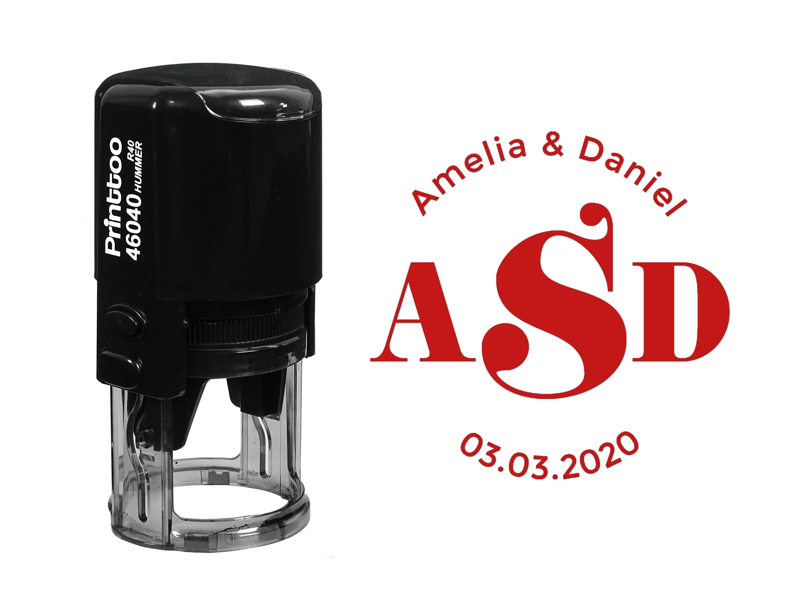 Printtoo Heavy Duty Dater Stamp Self Inking With Text Approved By