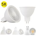thumbnail image 2 of Focos LED COB regulables, lámparas GU10, GU5.3, MR16, 220V, 110V, ampolla de 7W para el hogar y el dormitorio, 5 piezas, 2 of 4