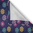 thumbnail image 4 of Ambesonne Floral Window Valance, Colorful Flowers Love, 54" X 18", Indigo and Multicolor, 4 of 5