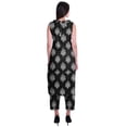 thumbnail image 4 of Moomaya Printed Womens Sleeveless Peter Pan Collar Kurta Pant Set,2 Piece Ethnic Set, 4 of 7