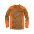 thumbnail image 2 of Browning Men's NTS Upland Long Sleeve Crew Neck Shirt Tan/Blaze Large, 2 of 2