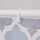 thumbnail image 4 of Shop Cortina de Ducha 180 x 180 cm Cortinas de Ducha de poliéster Antimoho Revestimiento de Ducha de Tela Impermeable Cortina de baño de bañera Larga con 12 Ganchos de Anillas de Cortina brillar  Electrónica, 4 of 5