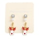 thumbnail image 2 of Pendientes Navideños Fernando Joyería Navidad Niñas Mujeres 2pcs, 2 of 8