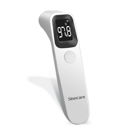 Sinocare No Touch Forehead Thermometer for Adults and Kids,Digital Medical Infrared Thermometer for Fever with Alarm and Memory Function